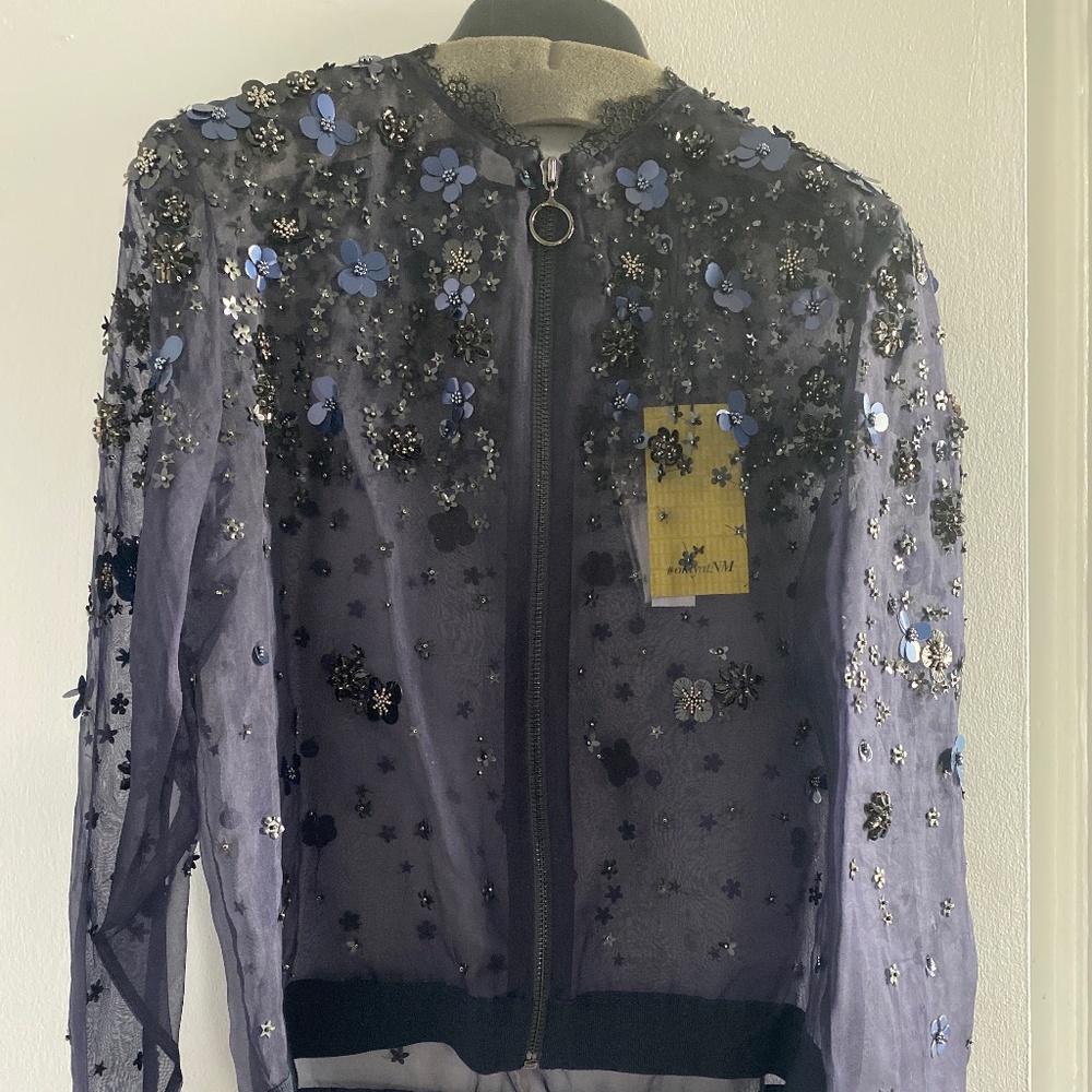 Blue Sheer Stargazer Jacket
